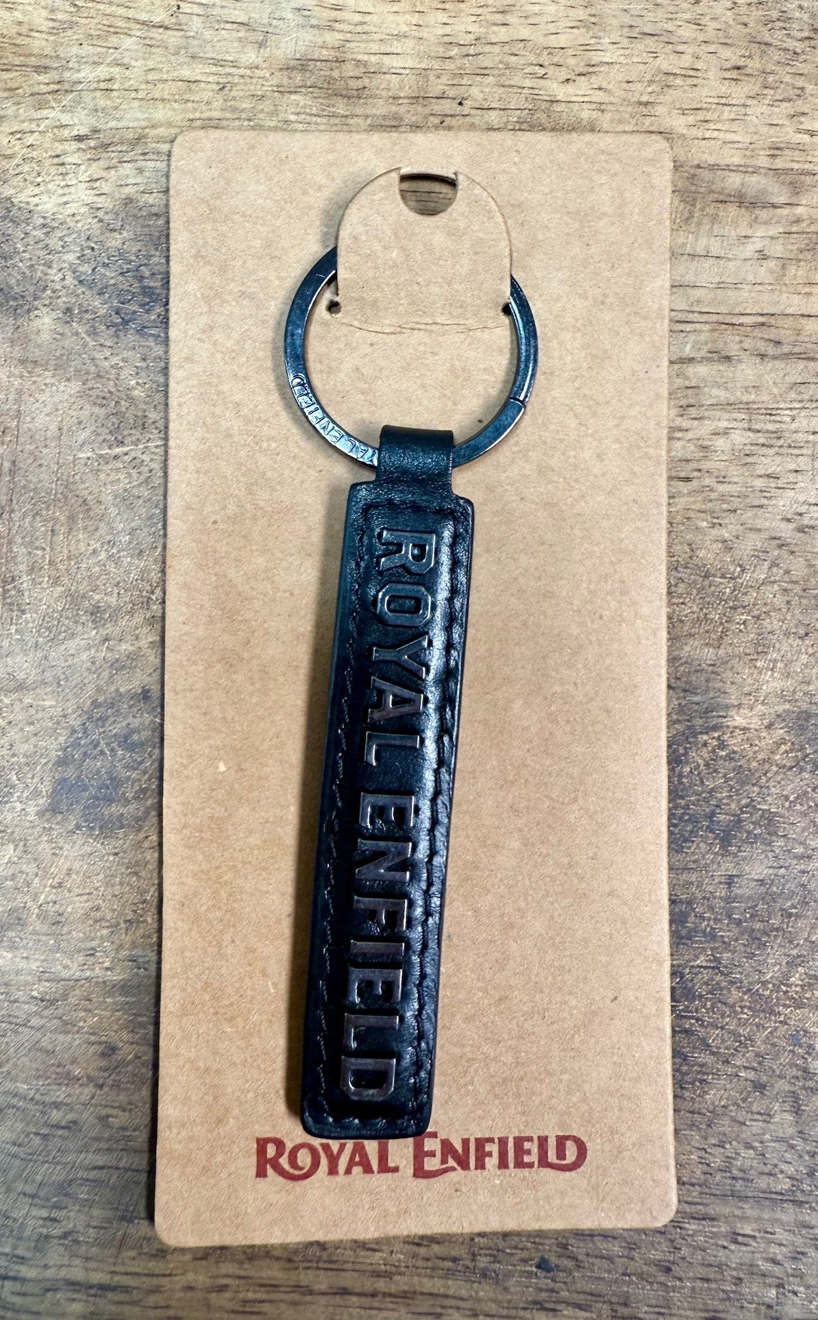 Royal Enfield Metal Branded Keyring - Black