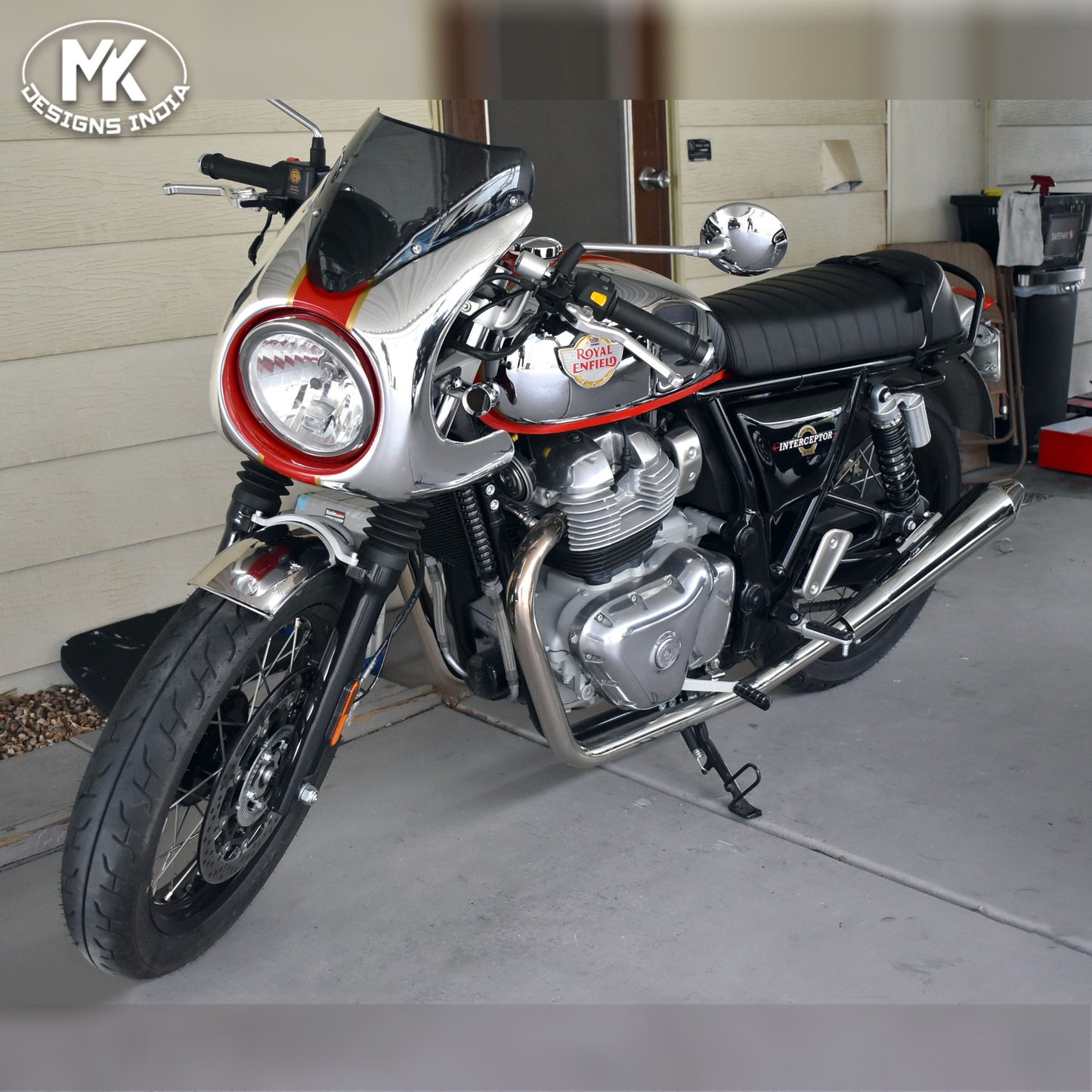 MK Designs CafeRacer Headlight Fairing for Interceptor 650