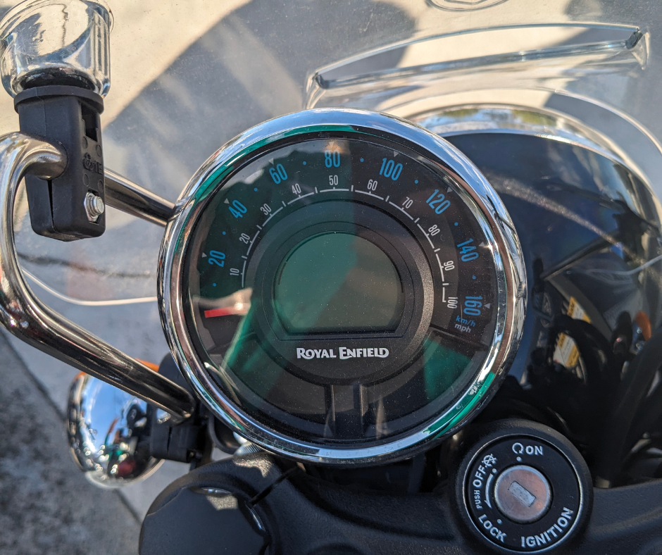 Instrument Cluster with Clock - Meteor 350