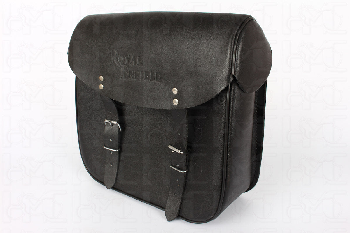 Leather Embossed Pannier Bag