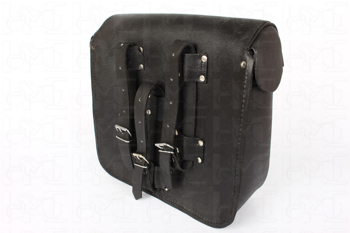 Leather Embossed Pannier Bag