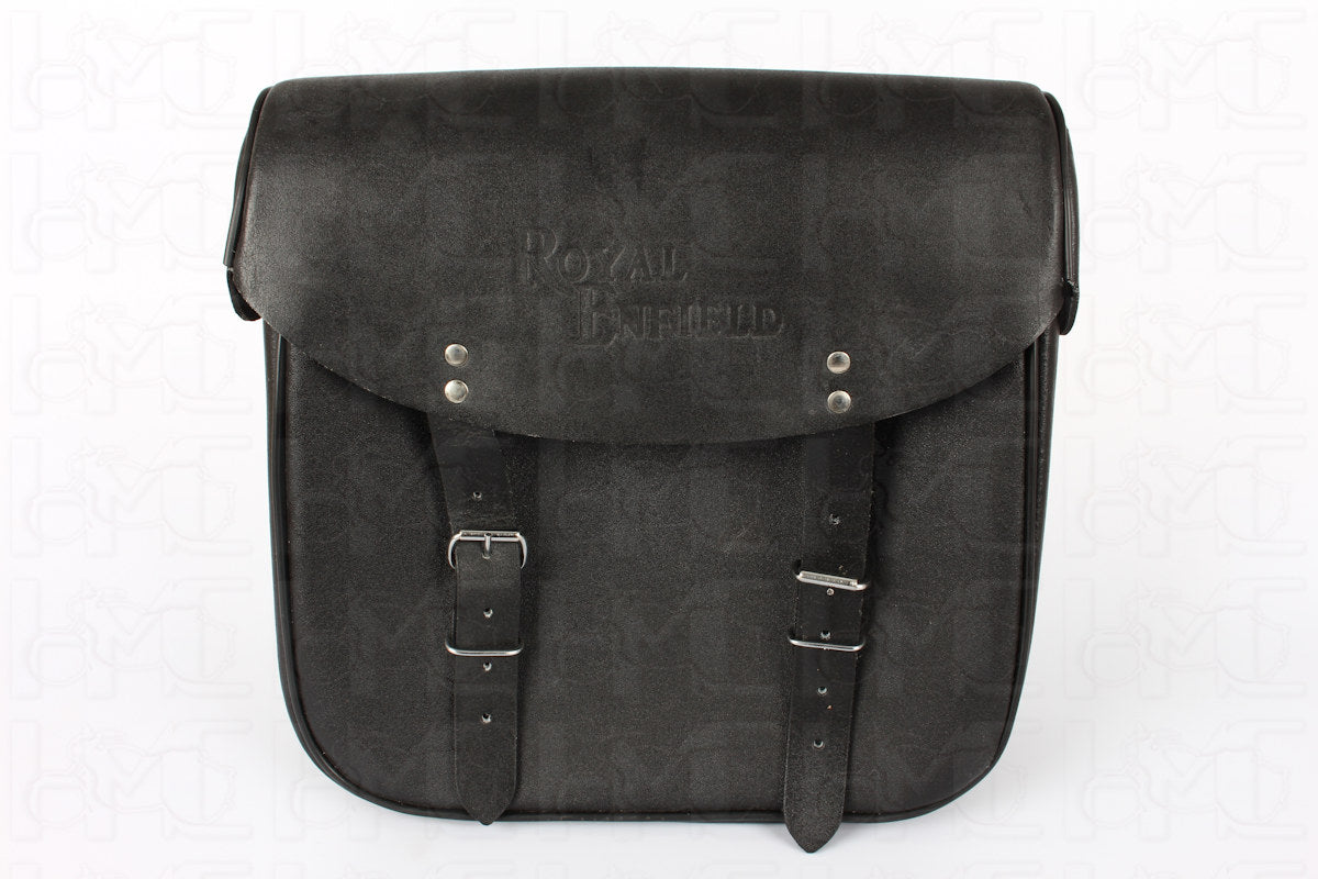 Leather Embossed Pannier Bag