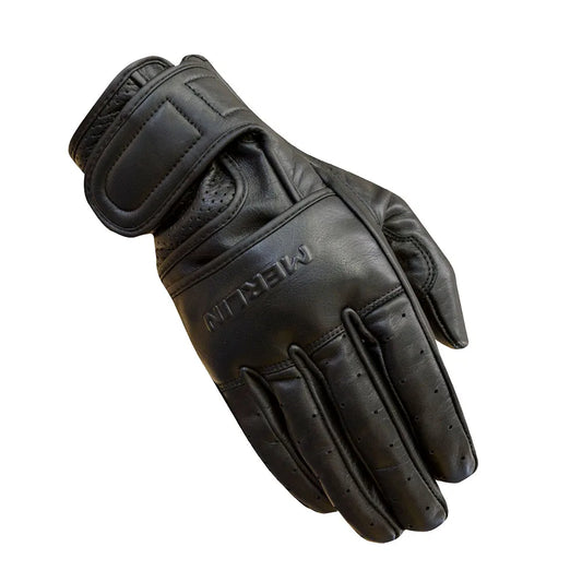 Merlin - STRETTON LEATHER Gloves - Black