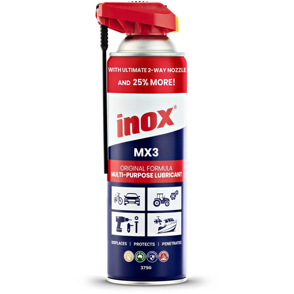 Inox MX3 Ultimate 2-Way Nozzle Multi-Purpose Lubricant Aerosol - 375G - MX3-TW375