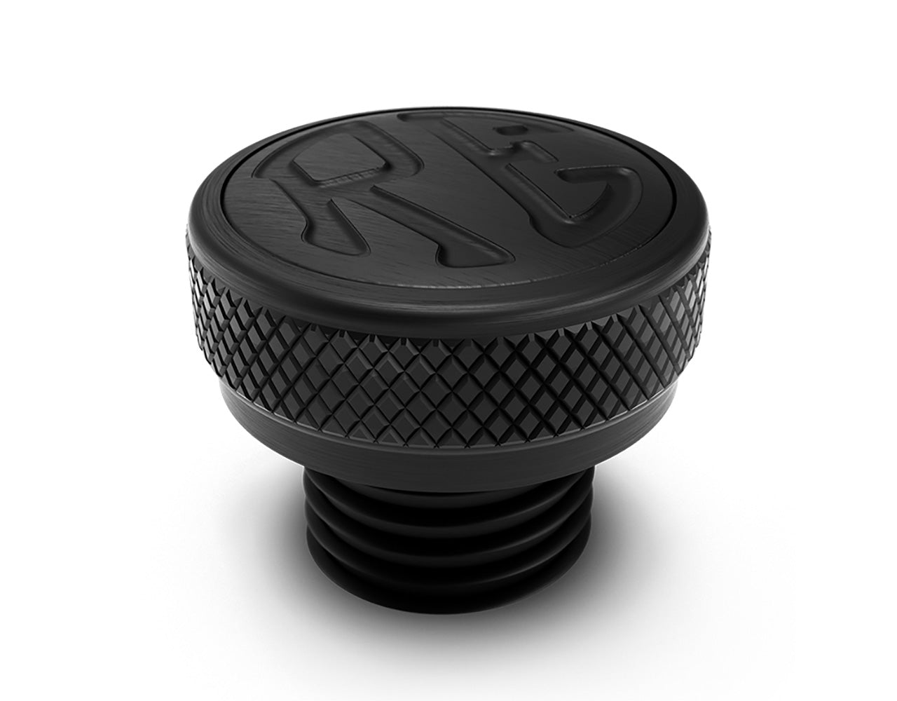 Machined Oil Filler Cap - Black