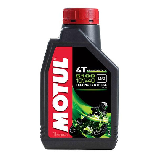 MOTUL 5100 4T Ester Synthetic Engine Oil 10W40 1L