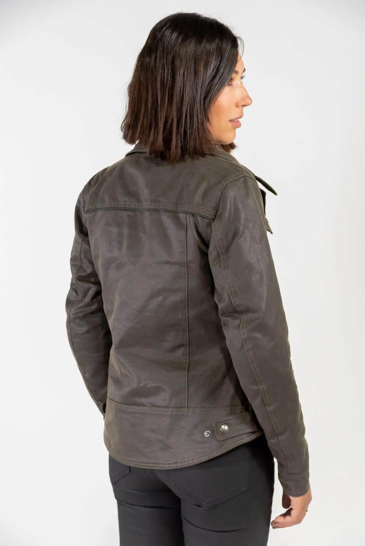 Avalon Waxed Cotton Motorbike Jacket Merla Moto