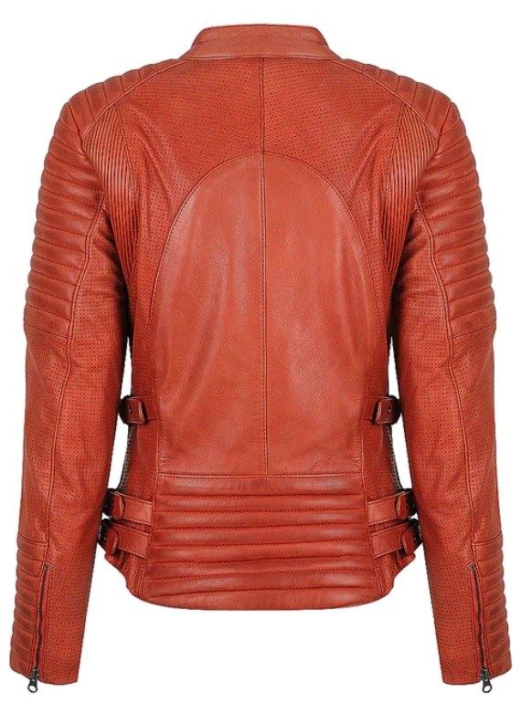 Black Arrow Wild and Free Motorcycle Jacket - Rust