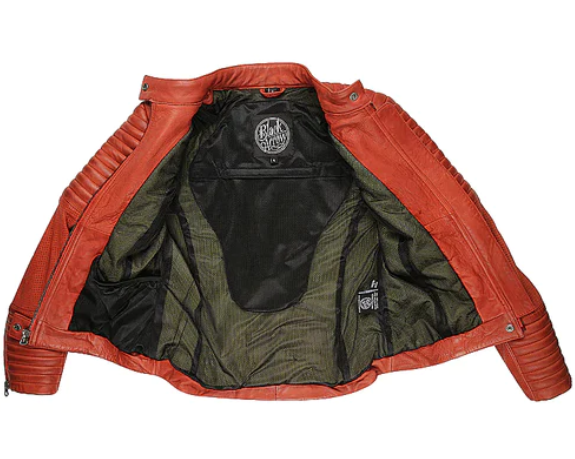 Black Arrow Wild and Free Motorcycle Jacket - Rust