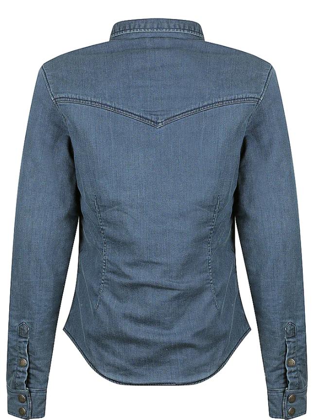 Black Arrow Savannah Motorcycle Shirt - Denim