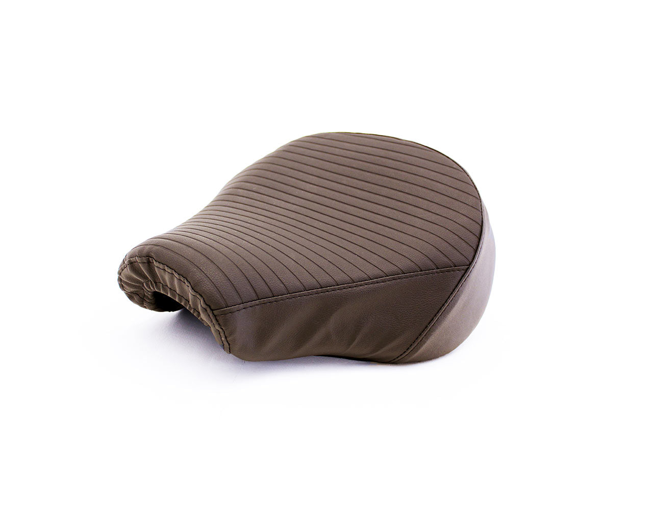 Brown Pleated Seat Cover Set - Meteor 350