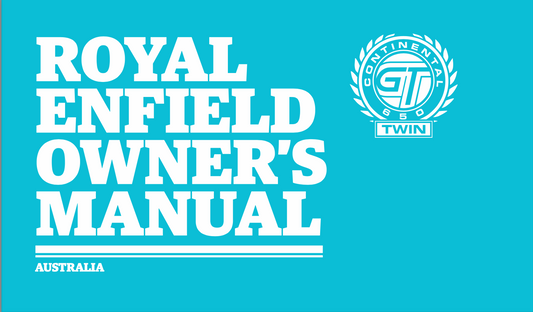 Royal Enfield Continental GT 650 Owners Manual