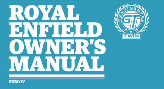 Royal Enfield Owners Manual Continental GT 650 Euro IV