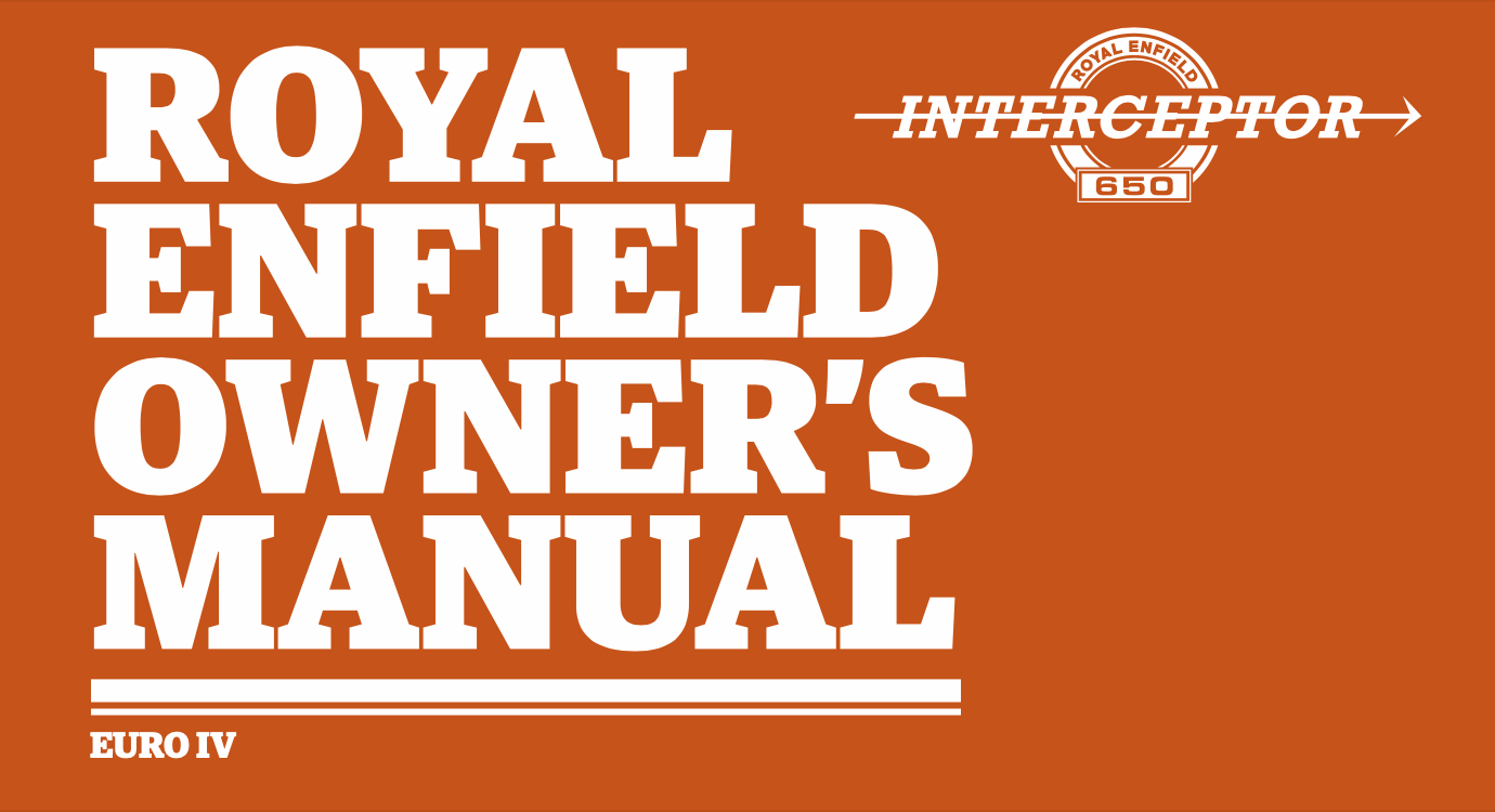 Royal Enfield Owners Manual - Interceptor 650 Euro IV