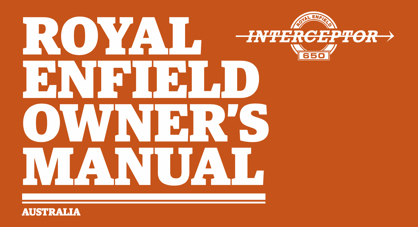 Royal Enfield Owners Manual - Interceptor 650 Euro 5