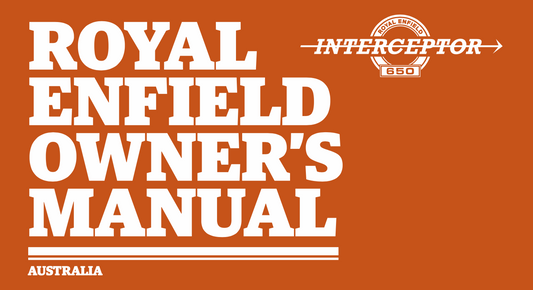 Royal Enfield Owners Manual - Interceptor 650 Euro 5