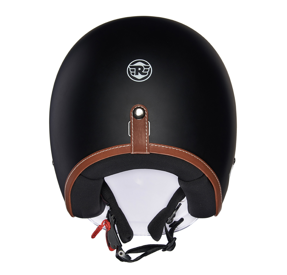 Royal Enfield Open Faced Jet Helmet - Matt Black