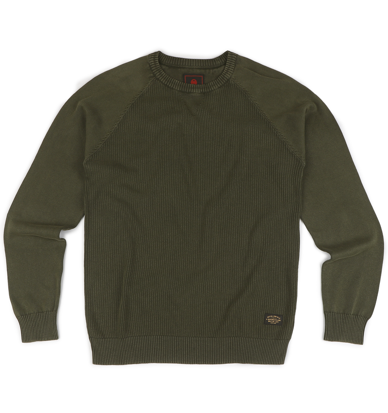 Royal Enfield Raglan Crew Sweater - Green