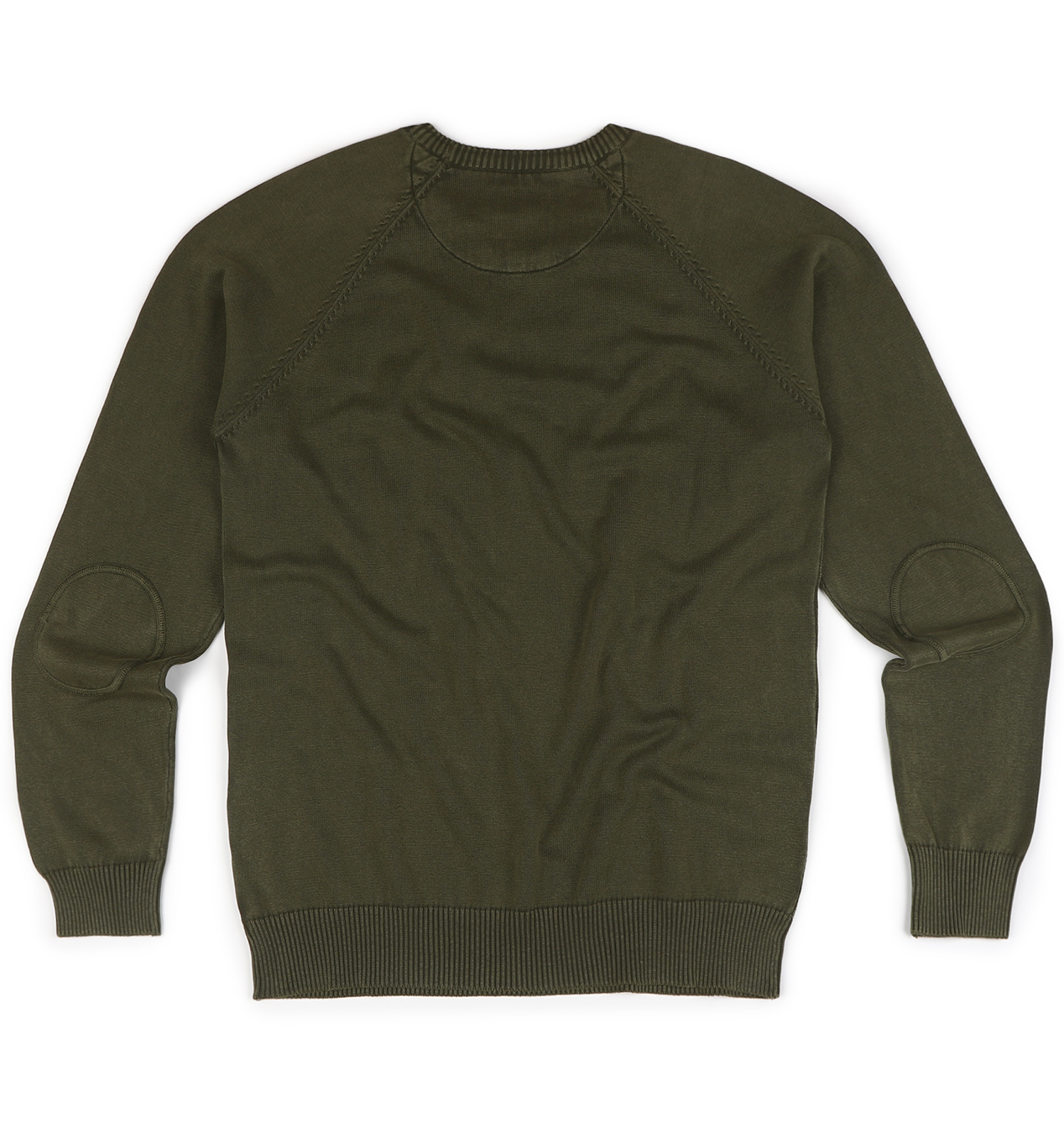 Royal Enfield Raglan Crew Sweater - Green