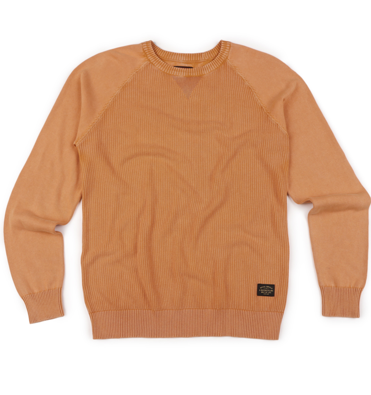 Royal Enfield Raglan Crew Sweater - Gold