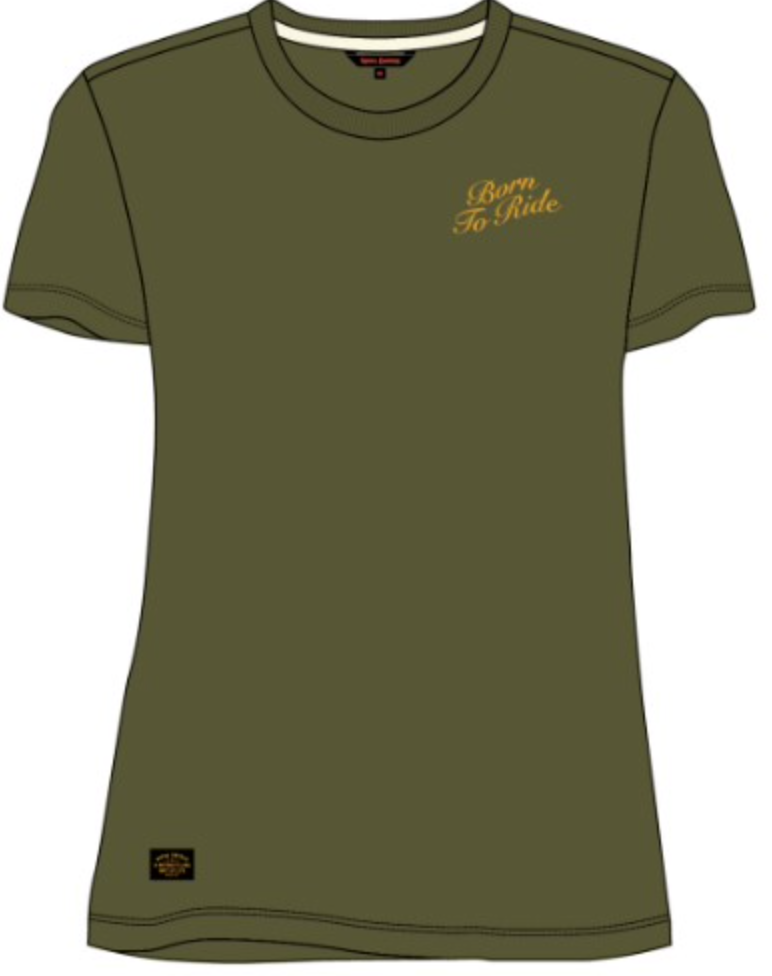 Royal Enfield Born to Ride T'shirt - Green