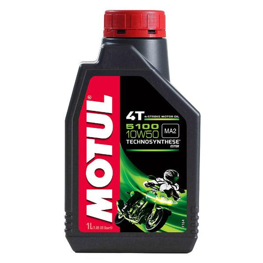 MOTUL 5100 4T Ester Synthetic Engine Oil 10W50 1L